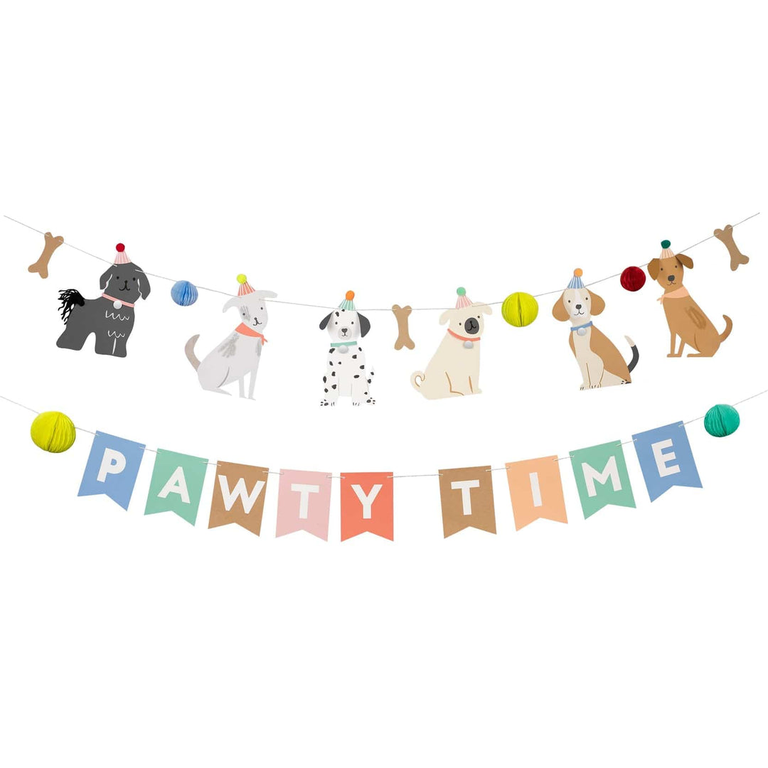 Meri Meri - Puppy Party Garland Bunting Puppy Party Pawty Time Garland