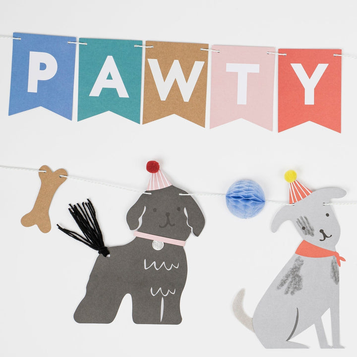 Meri Meri - Puppy Party Garland Bunting Puppy Party Pawty Time Garland