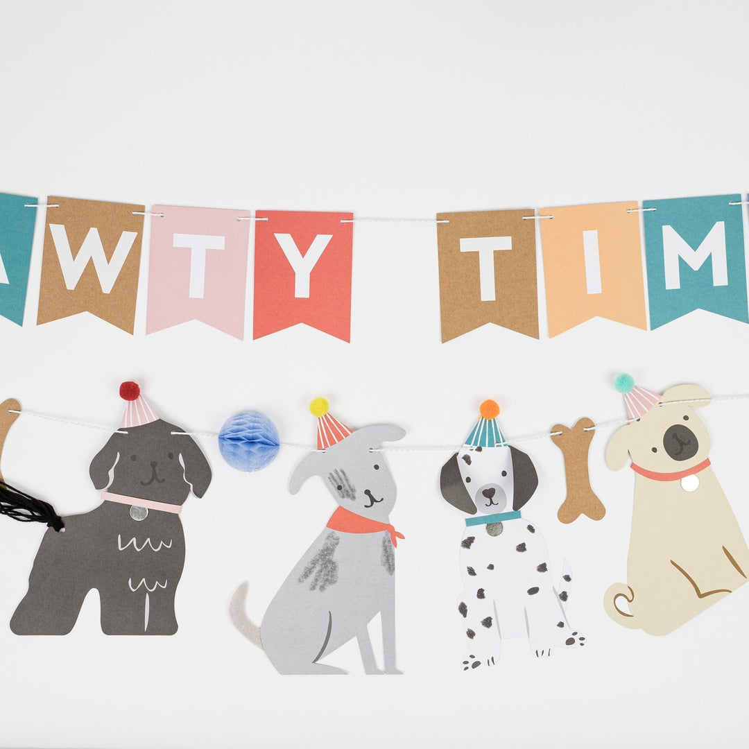 Meri Meri - Puppy Party Garland Bunting Puppy Party Pawty Time Garland
