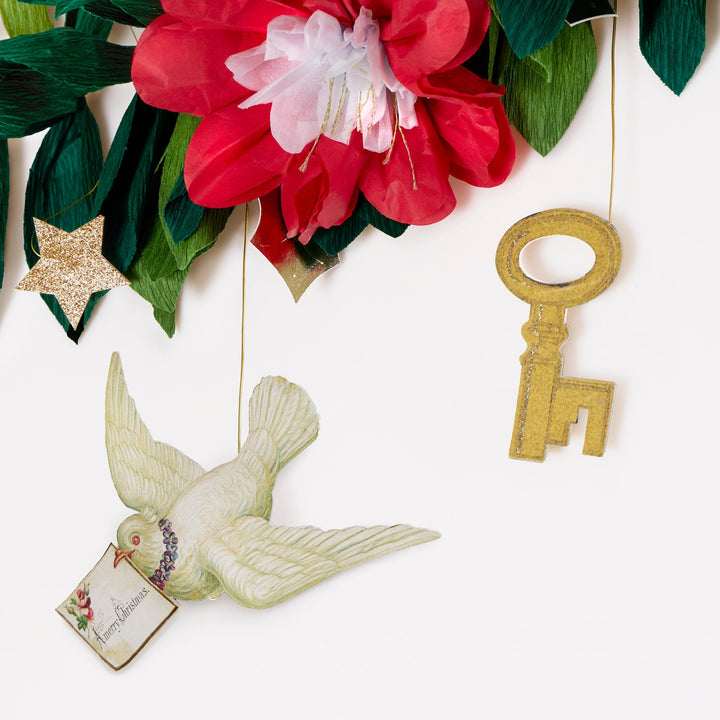 Meri Meri x John Derian Christmas Garland Set | Meri Meri Christmas Garlands Bunting Meri Meri x John Derian Christmas Garland Set