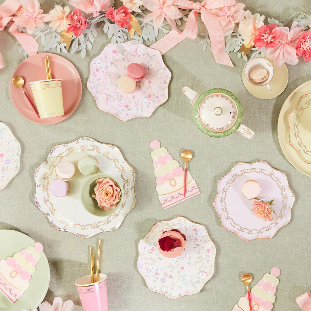 Meri Meri x Ladurée Paris Macaron Pyramid Party Napkins x 16 | Meri Me party napkins Meri Meri x Ladurée Paris Macaron Pyramid Party Napkins x 16