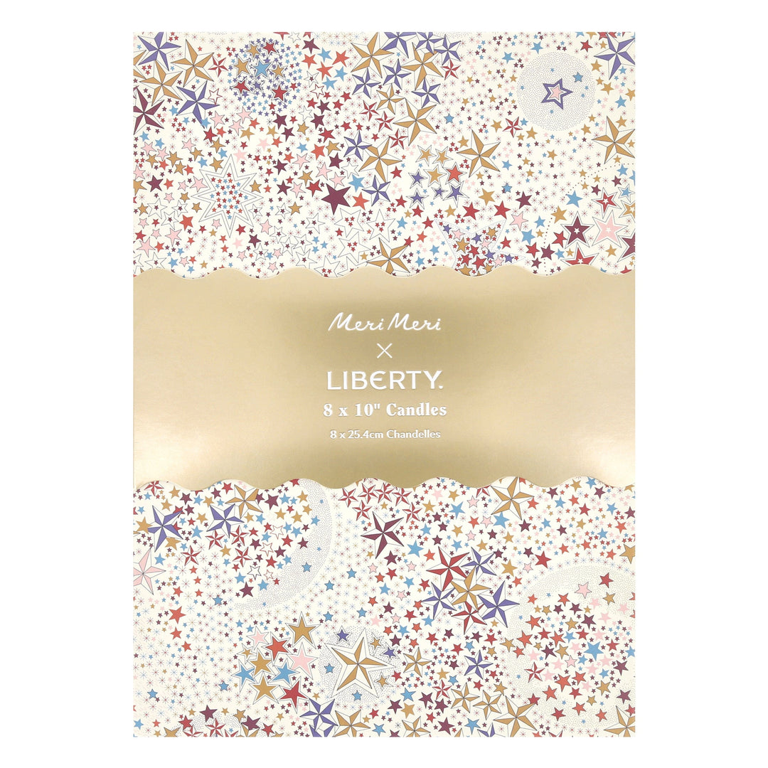 Meri Meri x Liberty Adelajda Candle Gift Box x 8 | Meri Meri x Liberty Candle Meri Meri x Liberty Adelajda Candle Gift Box x 8