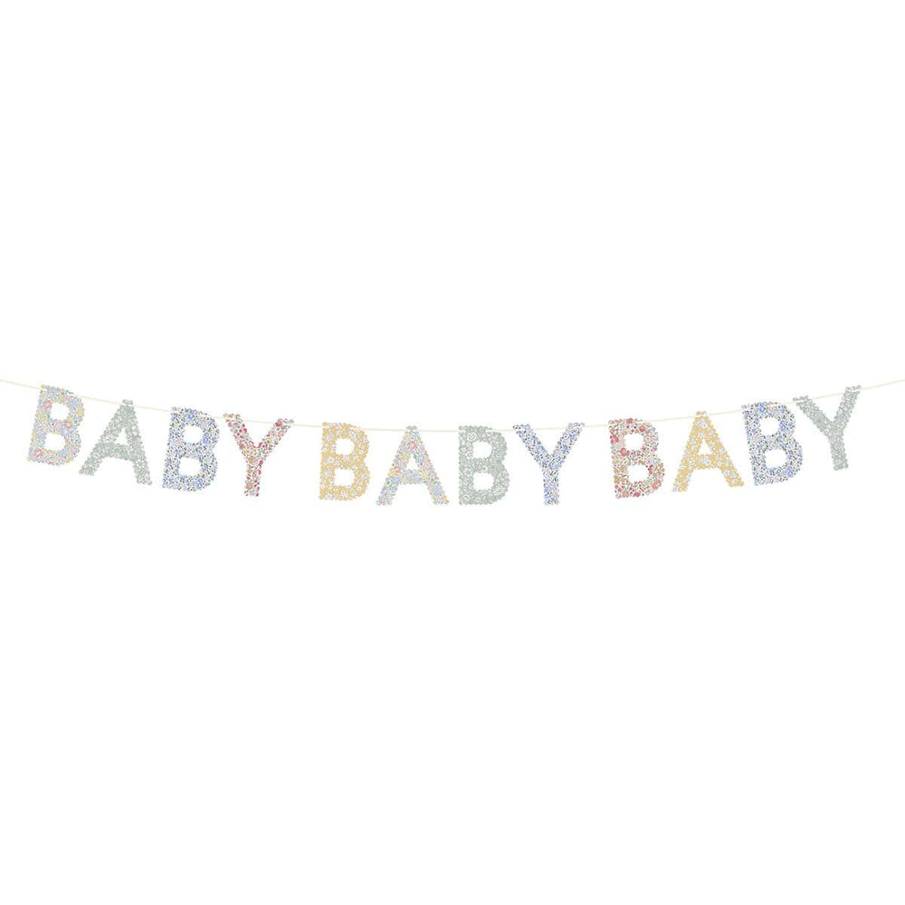 Meri Meri x Liberty Baby Shower Garland Bunting Meri Meri x Liberty Baby Shower Garland