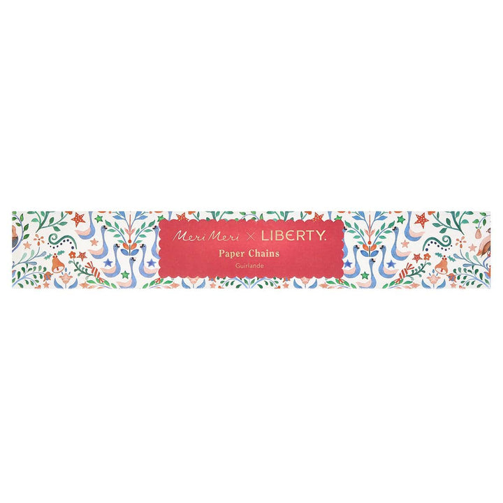 Meri Meri x Liberty Christmas Paper Chains Set Bunting Meri Meri x Liberty Christmas Paper Chains Set