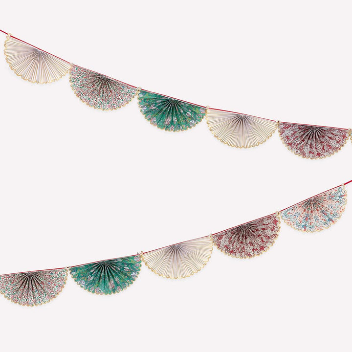 Meri Meri x Liberty Fan Party Garland Bunting Meri Meri x Liberty Fan Party Garland