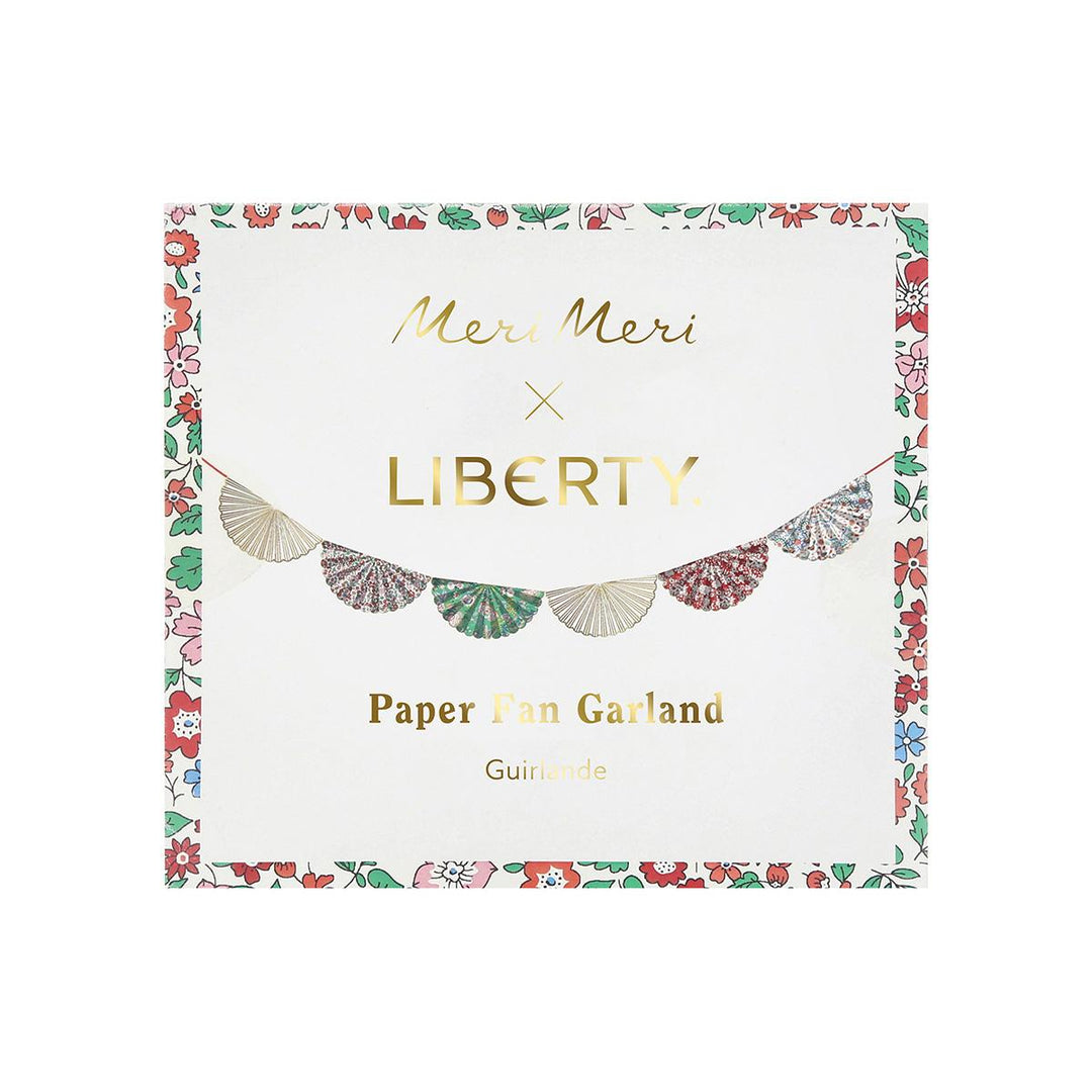 Meri Meri x Liberty Fan Party Garland Bunting Meri Meri x Liberty Fan Party Garland