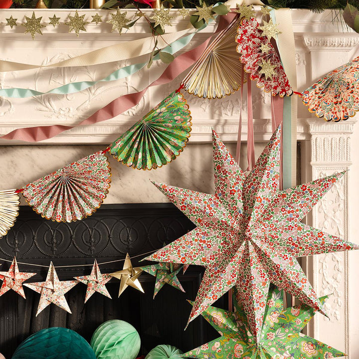 Meri Meri x Liberty Fan Party Garland Bunting Meri Meri x Liberty Fan Party Garland