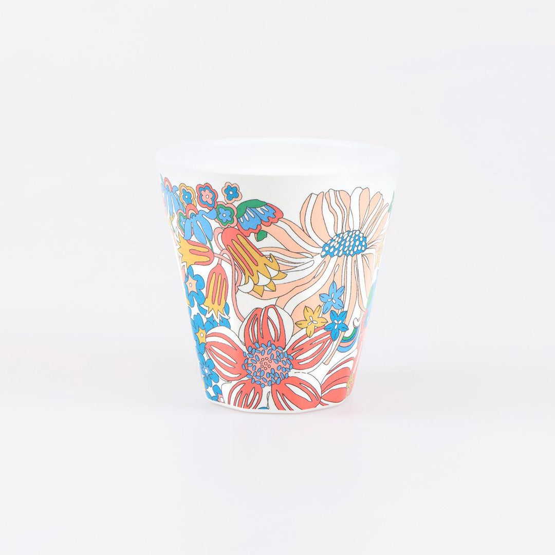 Meri Meri x Liberty Garden Party Reusable Cups x 6 Party Cups Meri Meri x Liberty Garden Party Reusable Cups x 6