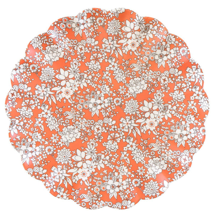 Meri Meri x Liberty Garden Party Reusable Large Plates x 6 | Tableware UK Tableware Meri Meri x Liberty Garden Party Reusable Large Plates x 6