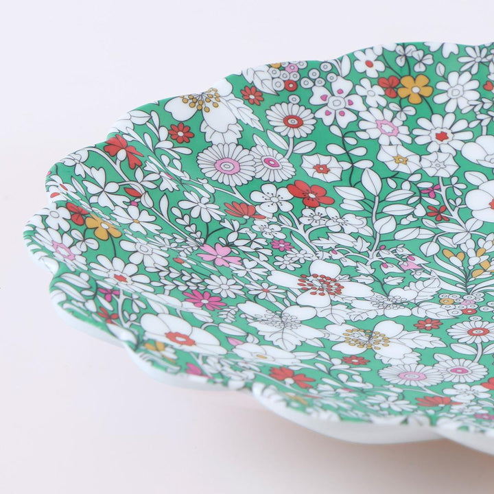 Meri Meri x Liberty Garden Party Reusable Small Plates x 6 | Tableware UK Tableware Meri Meri x Liberty Garden Party Reusable Small Plates x 6