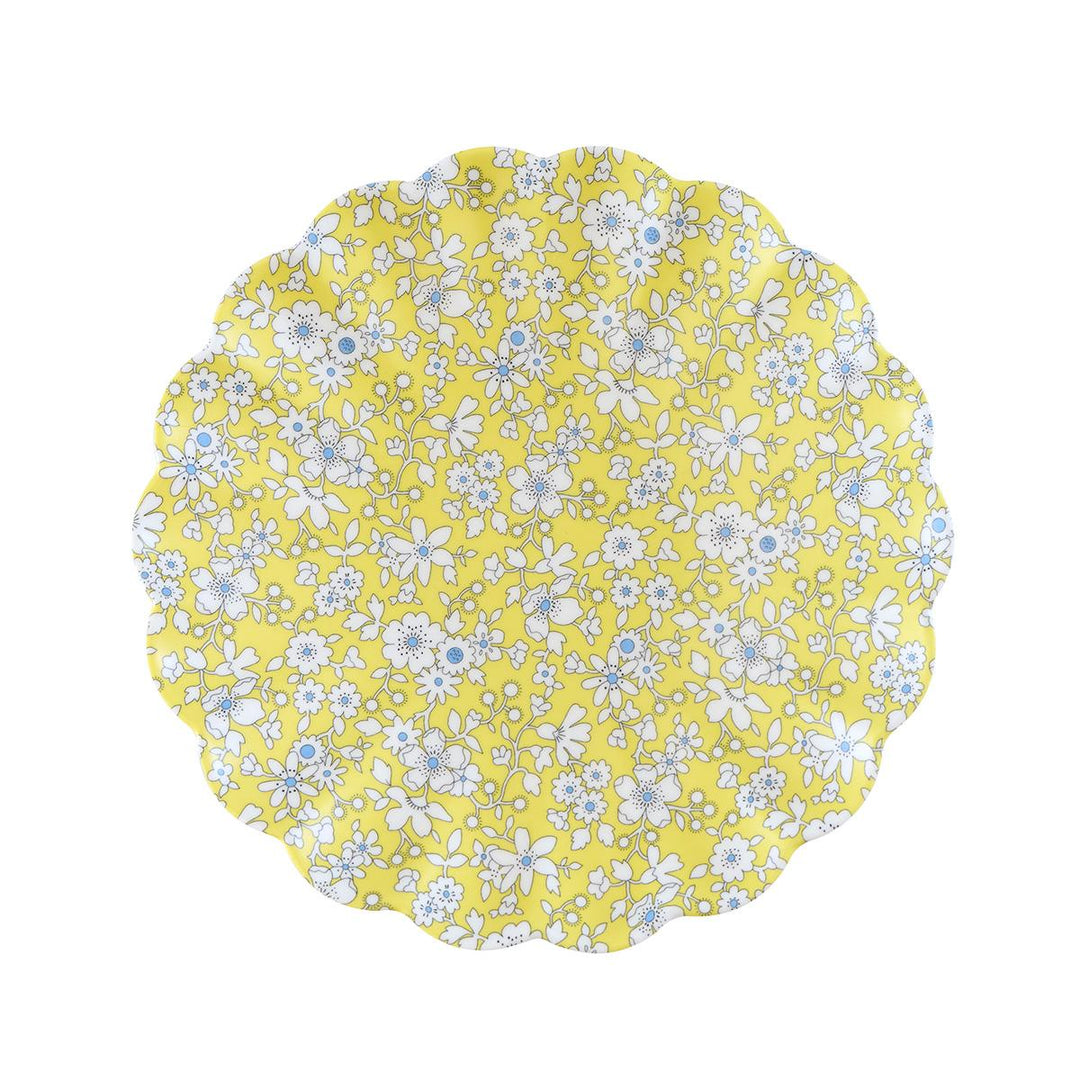 Meri Meri x Liberty Garden Party Reusable Small Plates x 6 | Tableware UK Tableware Meri Meri x Liberty Garden Party Reusable Small Plates x 6