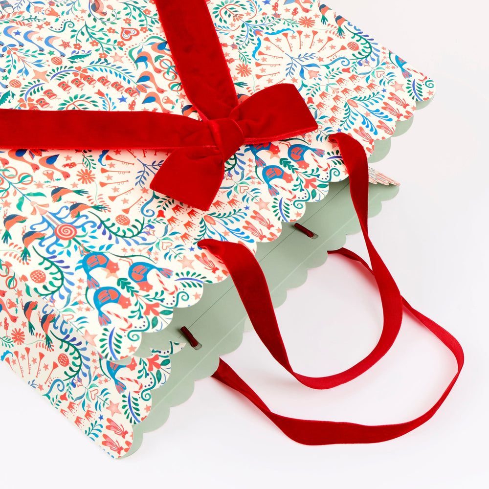 Meri Meri x Liberty Large Christmas Gift Bags x 3 | Meri Meri x Liberty Gift Bags Meri Meri x Liberty Large Christmas Gift Bags x 3