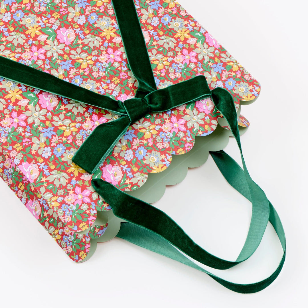 Meri Meri x Liberty Medium Christmas Gift Bags x 3 | Meri Meri x Liberty Gift Bags Meri Meri x Liberty Medium Christmas Gift Bags x 3