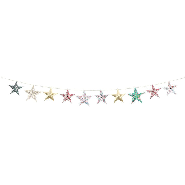 Meri Meri x Liberty Origami Star Party Garland Bunting Meri Meri x Liberty Origami Star Party Garland