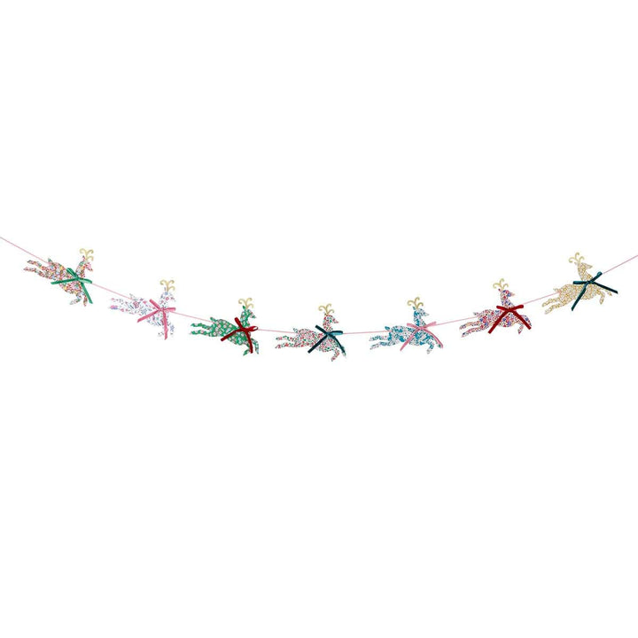 Meri Meri x Liberty Reindeer Party Garland Bunting Meri Meri x Liberty Reindeer Party Garland