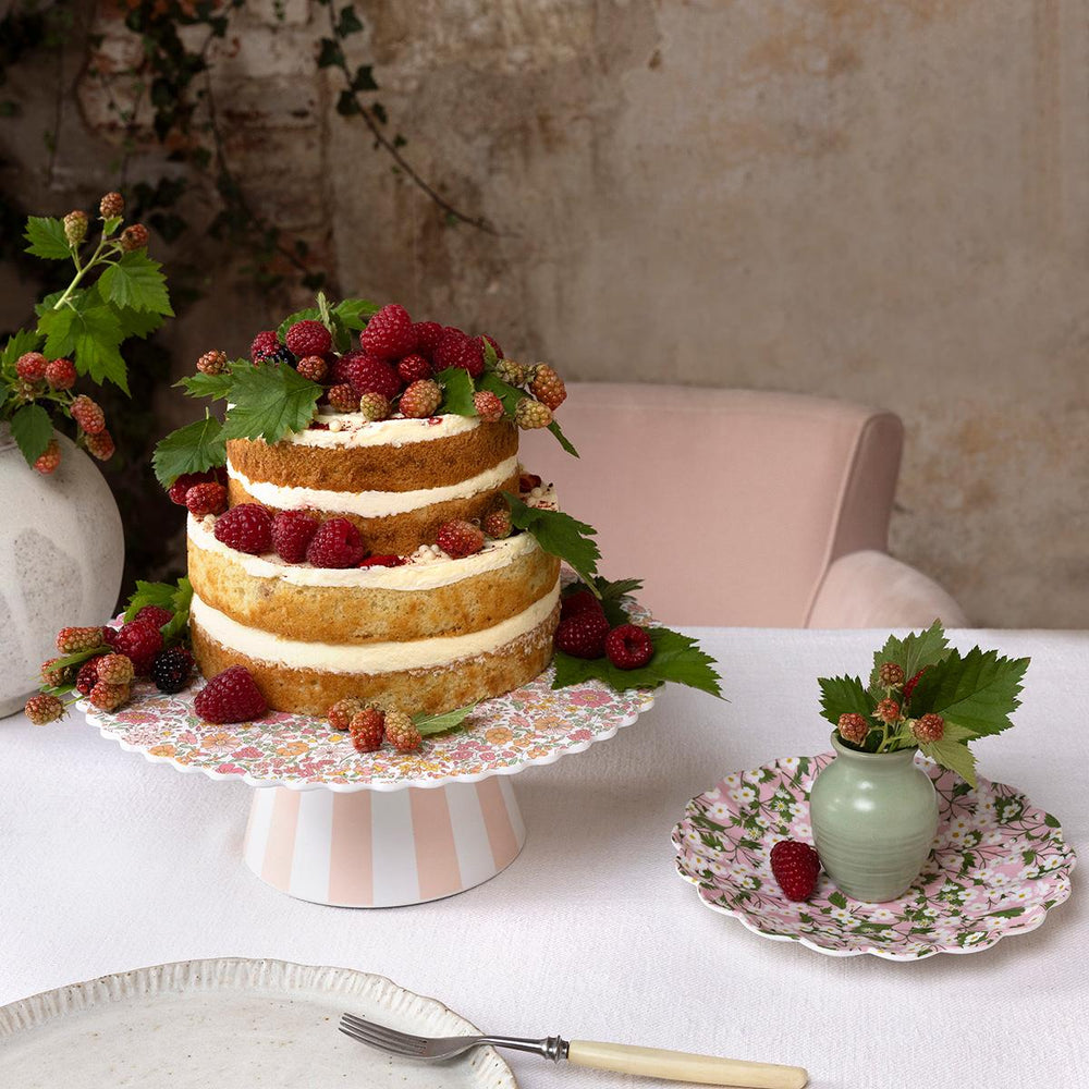Meri Meri x Liberty Reusable Cake Stand - Liberty London Cake Stand Tableware Meri Meri x Liberty Reusable Cake Stand