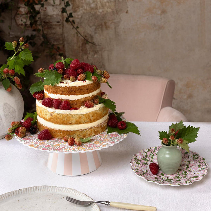 Meri Meri x Liberty Reusable Cake Stand - Liberty London Cake Stand Tableware Meri Meri x Liberty Reusable Cake Stand