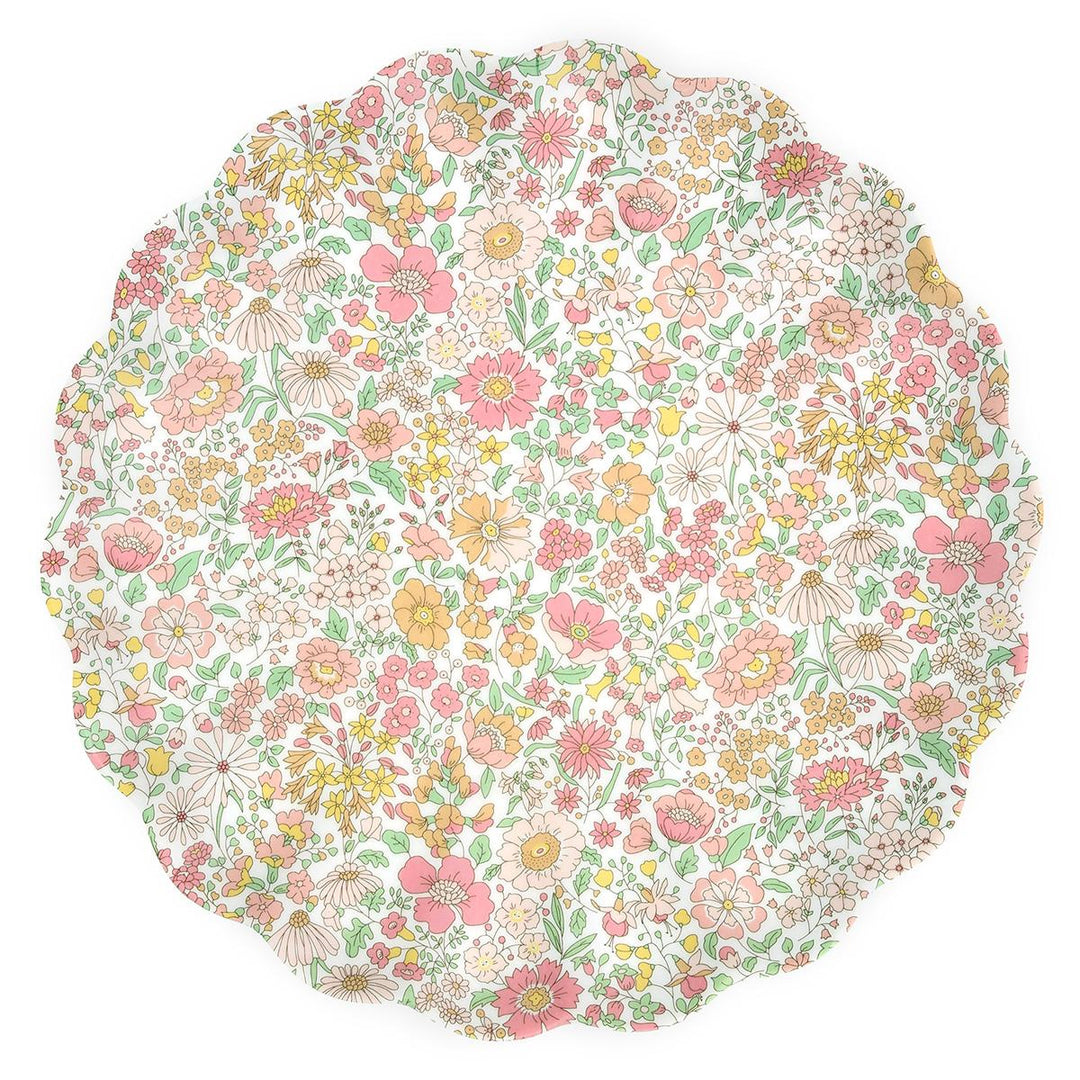 Meri Meri x Liberty Reusable Large Party Plates x 4 party plates Meri Meri x Liberty Reusable Large Party Plates x 4