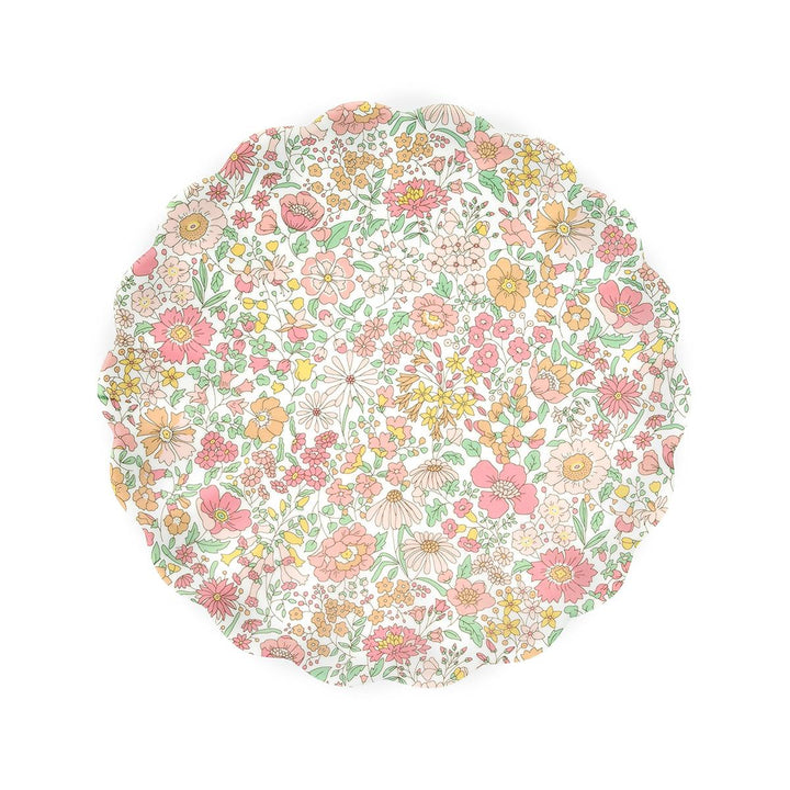 Meri Meri x Liberty Reusable Small Party Plates x 4 party plates Meri Meri x Liberty Reusable Small Party Plates x 4