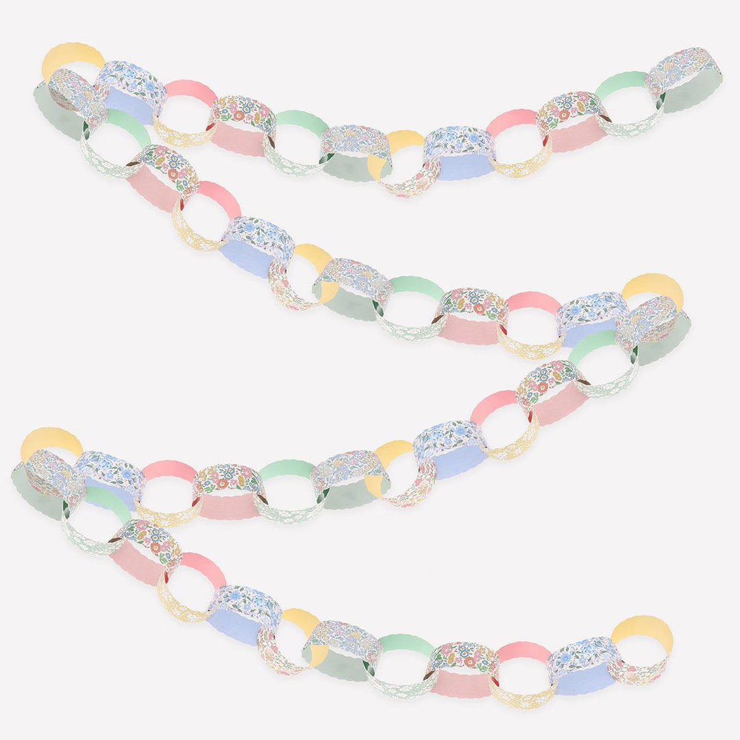 Meri Meri x Liberty Scalloped Paper Chains Set Bunting Meri Meri x Liberty Scalloped Paper Chains Set