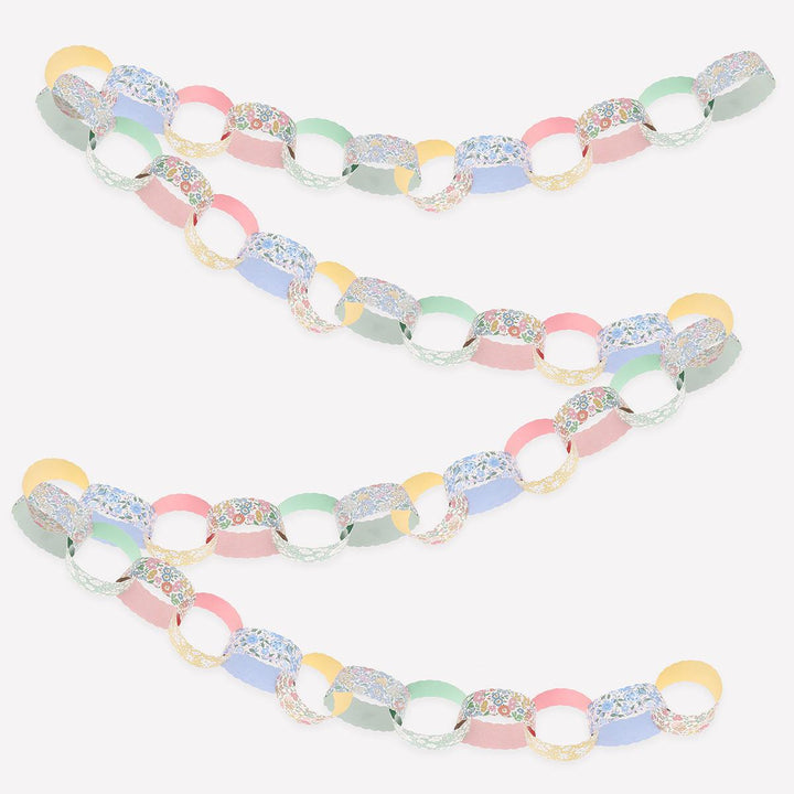 Meri Meri x Liberty Scalloped Paper Chains Set Bunting Meri Meri x Liberty Scalloped Paper Chains Set