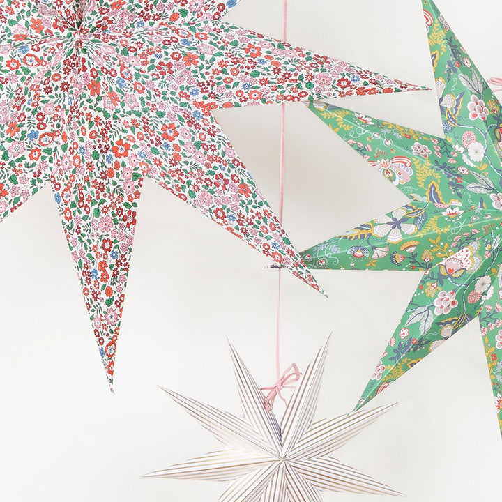 Meri Meri x Liberty Star Decorations x 3 | Little Big Party Party Decorations Meri Meri x Liberty Star Decorations x 3