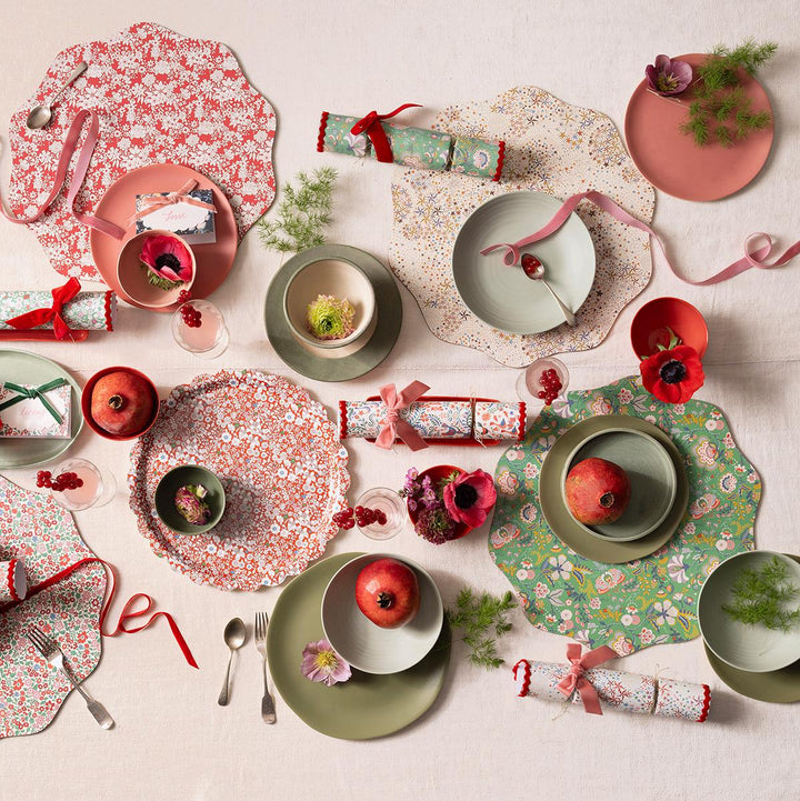 Meri Meri x Liberty Velvet Bow Christmas Crackers x 6 Crackers Meri Meri x Liberty Velvet Bow Christmas Crackers x 6