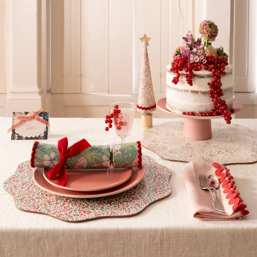 Meri Meri x Liberty Winter Christmas Place Cards x 6 | Meri Meri x Liberty place cards Meri Meri x Liberty Winter Christmas Place Cards x 6