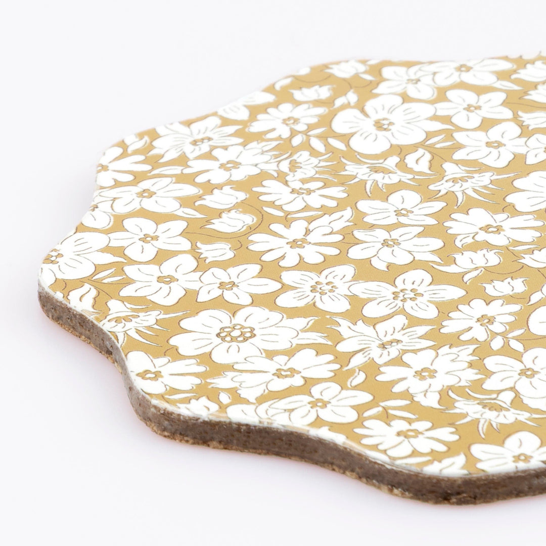 Meri Meri x Liberty Winter Coasters x 6 | Meri Meri x Liberty Tableware Meri Meri x Liberty Winter Coasters x 6