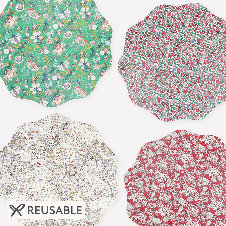 Meri Meri x Liberty Winter Placemats Set x 4 Tableware Meri Meri x Liberty Winter Placemats Set x 4