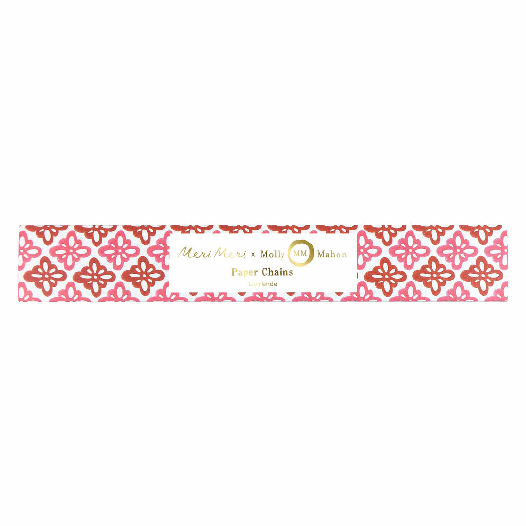 Meri Meri x Molly Mahon Christmas Paper Chains | Meri Meri Christmas Garlands Bunting Meri Meri x Molly Mahon Christmas Paper Chains