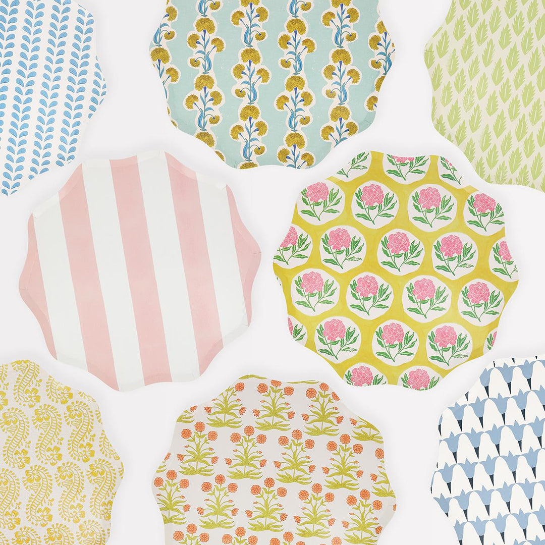 Meri Meri x Molly Mahon Dinner Party Plates x 8 | Meri Meri party plates Meri Meri x Molly Mahon Dinner Party Plates x 8