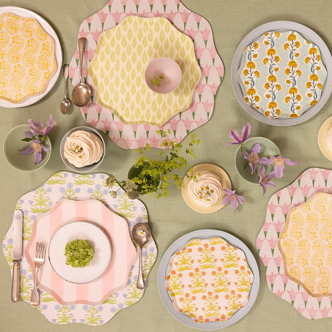 Meri Meri x Molly Mahon Dinner Party Plates x 8 | Meri Meri party plates Meri Meri x Molly Mahon Dinner Party Plates x 8