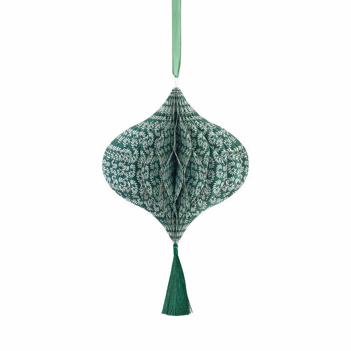 Meri Meri x Molly Mahon Large Paper Honeycomb Christmas Decorations x 3 | Meri Meri Christmas Decorations Party Decorations Meri Meri x Molly Mahon Large Paper Honeycomb Christmas Decorations x 3