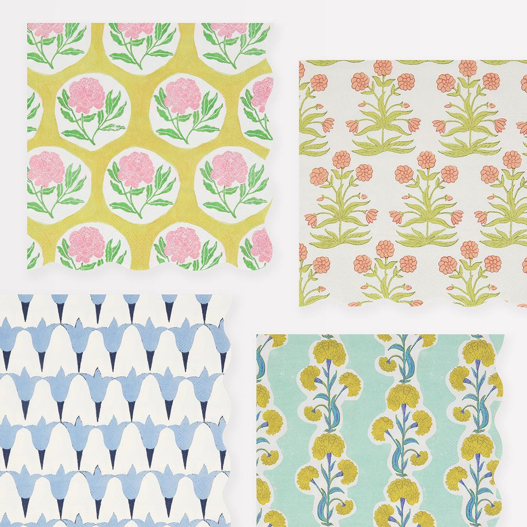 Meri Meri x Molly Mahon Large Party Napkins x 16 | Meri Meri party napkins Meri Meri x Molly Mahon Large Party Napkins x 16