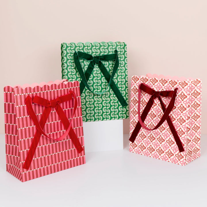 Meri Meri x Molly Mahon Medium Christmas Gift Bags x 3 | Meri Meri Christmas Gift Bags Gift Bags Meri Meri x Molly Mahon Medium Christmas Gift Bags x 3