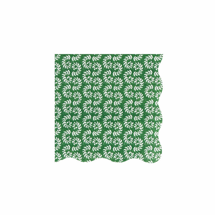 Meri Meri x Molly Mahon Red &amp; Green Christmas Cocktail Napkins x 16 | Meri Meri Christmas party napkins Meri Meri x Molly Mahon Red &amp; Green Christmas Cocktail Napkins x 16