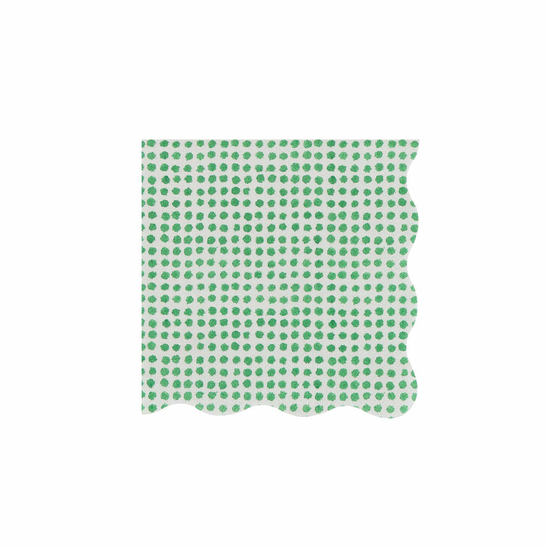 Meri Meri x Molly Mahon Red &amp; Green Christmas Cocktail Napkins x 16 | Meri Meri Christmas party napkins Meri Meri x Molly Mahon Red &amp; Green Christmas Cocktail Napkins x 16