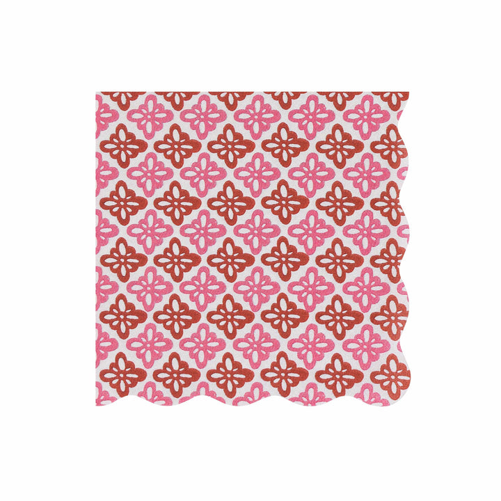 Meri Meri x Molly Mahon Red &amp; Green Large Christmas Party Napkins x 16 | Meri Meri Christmas party napkins Meri Meri x Molly Mahon Red &amp; Green Large Christmas Party Napkins x 16