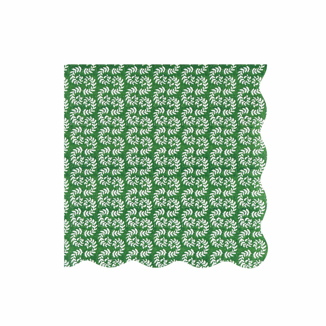 Meri Meri x Molly Mahon Red &amp; Green Large Christmas Party Napkins x 16 | Meri Meri Christmas party napkins Meri Meri x Molly Mahon Red &amp; Green Large Christmas Party Napkins x 16