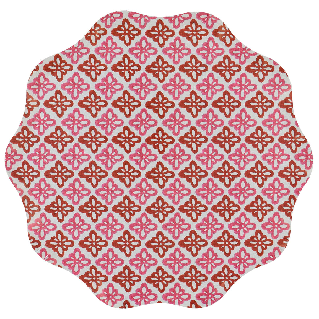 Meri Meri x Molly Mahon Red &amp; Green Large Christmas Party Plates x 8 | Meri Meri Christmas party plates Meri Meri x Molly Mahon Red &amp; Green Large Christmas Party Plates x 8