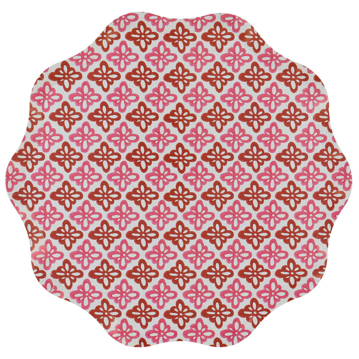 Meri Meri x Molly Mahon Red &amp; Green Large Christmas Party Plates x 8 | Meri Meri Christmas party plates Meri Meri x Molly Mahon Red &amp; Green Large Christmas Party Plates x 8