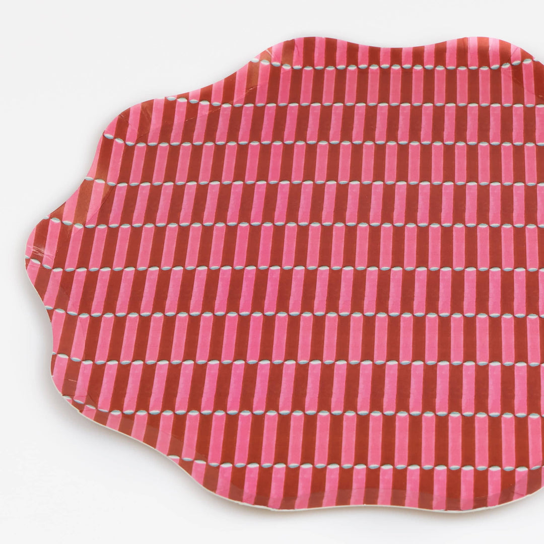 Meri Meri x Molly Mahon Red &amp; Green Large Christmas Party Plates x 8 | Meri Meri Christmas party plates Meri Meri x Molly Mahon Red &amp; Green Large Christmas Party Plates x 8