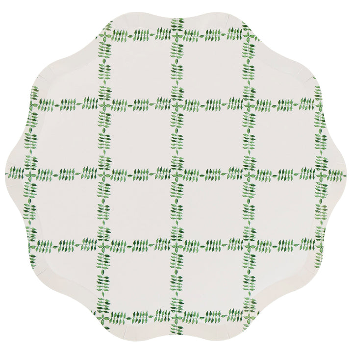 Meri Meri x Molly Mahon Red &amp; Green Large Christmas Party Plates x 8 | Meri Meri Christmas party plates Meri Meri x Molly Mahon Red &amp; Green Large Christmas Party Plates x 8