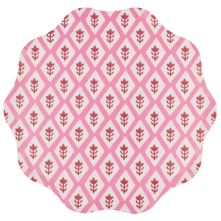 Meri Meri x Molly Mahon Red &amp; Green Large Christmas Party Plates x 8 | Meri Meri Christmas party plates Meri Meri x Molly Mahon Red &amp; Green Large Christmas Party Plates x 8