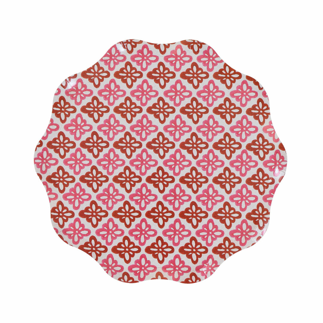 Meri Meri x Molly Mahon Red &amp; Green Small Christmas Party Plates x 8 | Meri Meri Christmas party plates Meri Meri x Molly Mahon Red &amp; Green Small Christmas Party Plates x 8