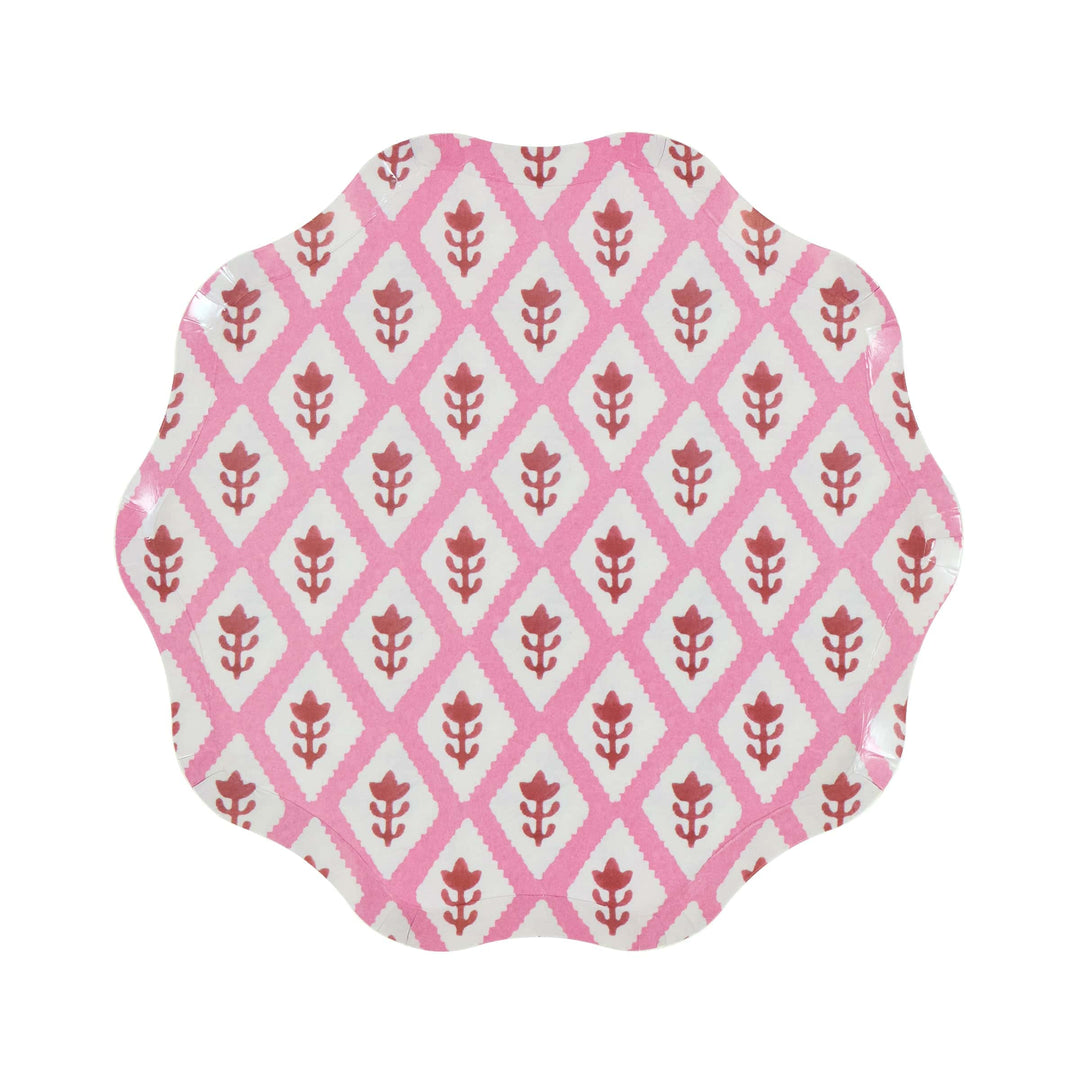 Meri Meri x Molly Mahon Red &amp; Green Small Christmas Party Plates x 8 | Meri Meri Christmas party plates Meri Meri x Molly Mahon Red &amp; Green Small Christmas Party Plates x 8