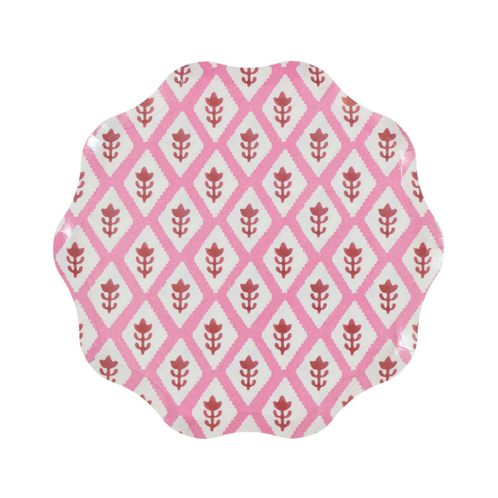 Meri Meri x Molly Mahon Red &amp; Green Small Christmas Party Plates x 8 | Meri Meri Christmas party plates Meri Meri x Molly Mahon Red &amp; Green Small Christmas Party Plates x 8