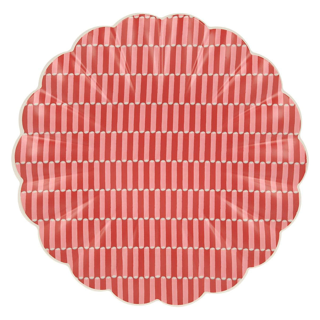 Meri Meri x Molly Mahon Reusable Large Plates x 6 | Party Tableware UK Tableware Meri Meri x Molly Mahon Patterned Reusable Large Plates x 6