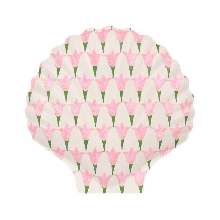 Meri Meri x Molly Mahon Reusable Shell Party Plates x 4 | Meri Meri party plates Meri Meri x Molly Mahon Reusable Shell Party Plates x 4